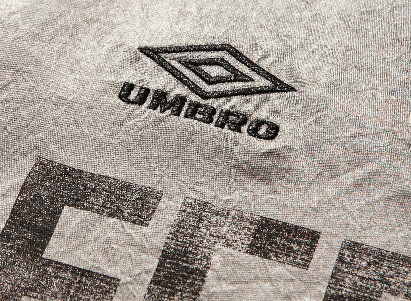 Umbro Satin Enfield Shirt in Silver Pearl