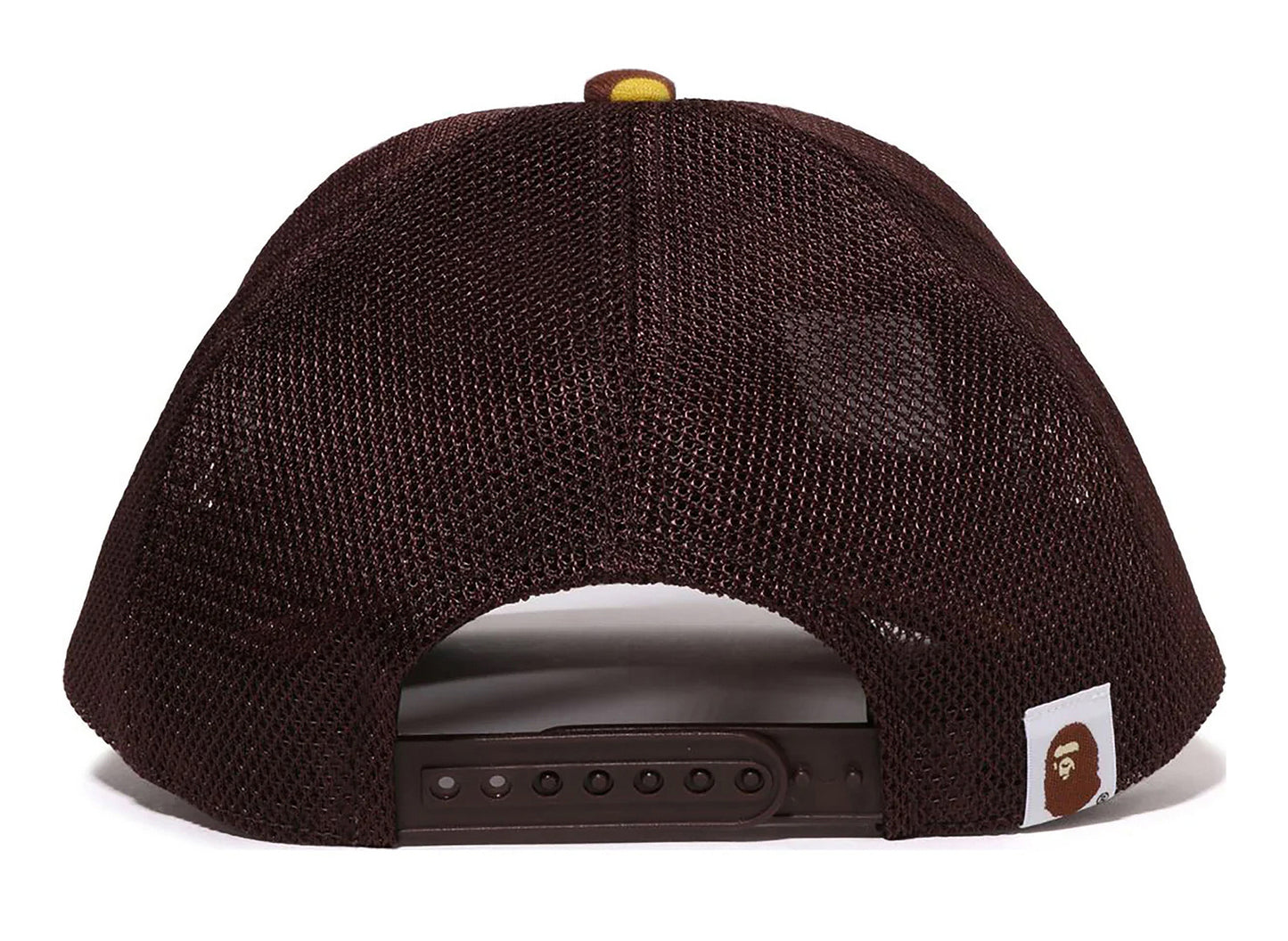 A Bathing Ape 1st Camo College Mesh Cap in Orange