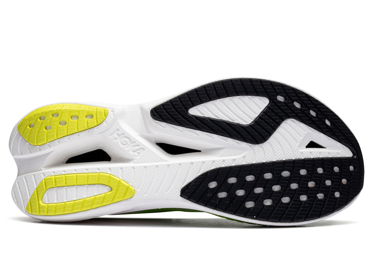 Women's Hoka Mach X 3 'White / Neon Lime'