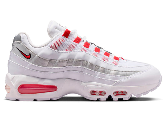 Nike Air Max 95 Big Bubble in White / Speed Red "England Soccer"