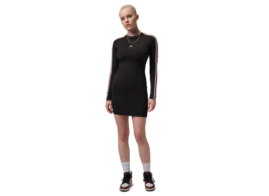 Women's Jordan Brooklyn Long-Sleeve Dress in Black