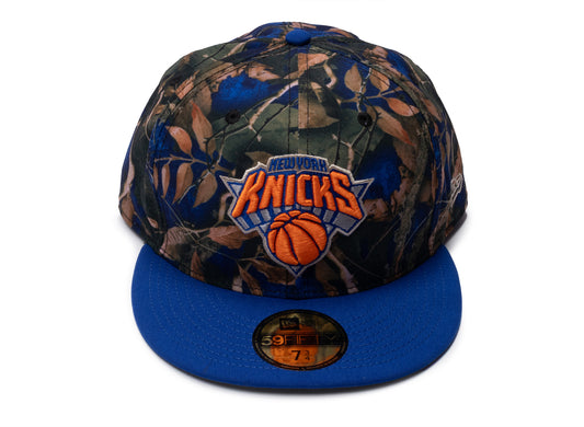 New Era 59Fifty Leaves New York Knicks Fitted Hat