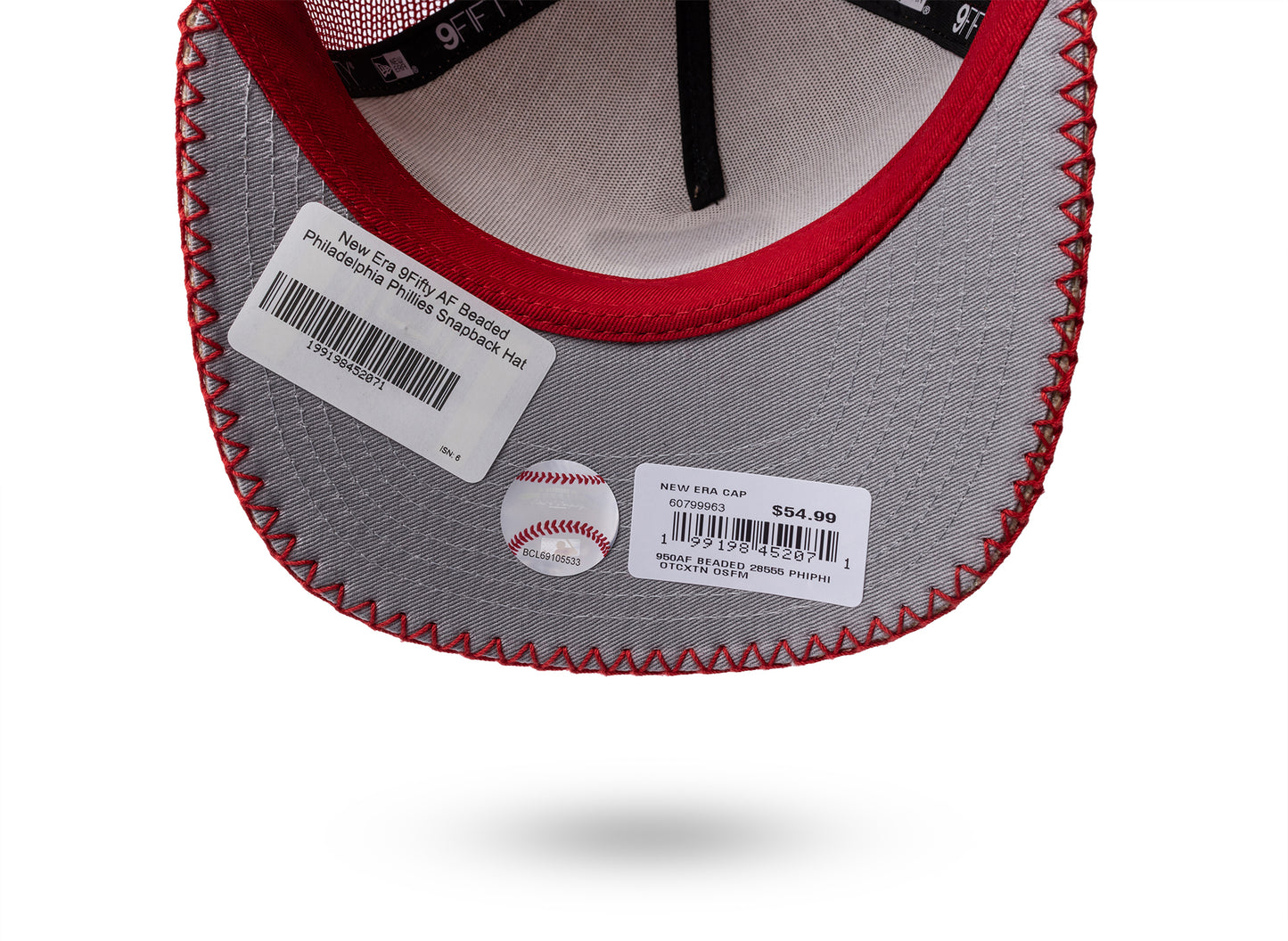 New Era 9Fifty AF Beaded Philadelphia Phillies Snapback Hat