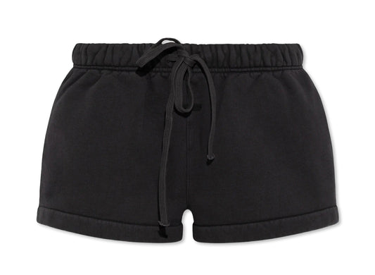 Women's Fear of God Essentials Signature Running Shorts 'Faded Black'