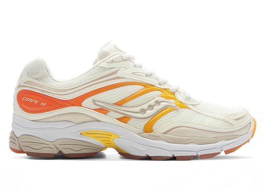 Saucony Progrid Omni 9 in White / Sun