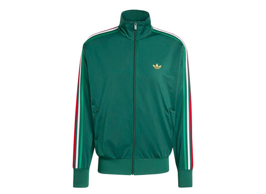 Adidas Firebird Track Top in 'Team Dark Green'