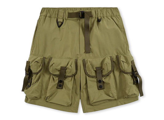Paper Planes Alice Pack Ripstop Cargo Short in Green Moss
