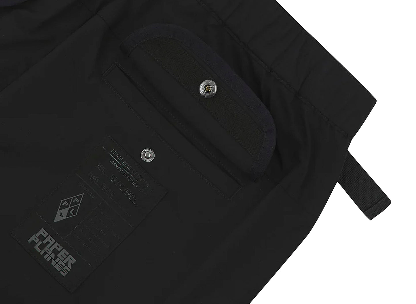 Short cargo ripstop Paper Planes Alice Pack noir