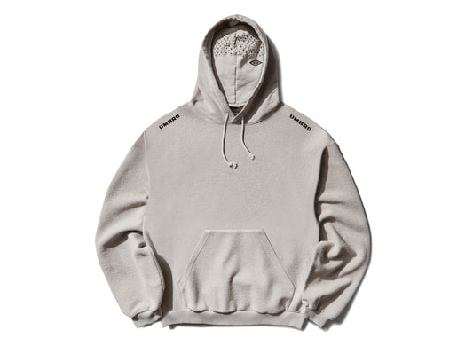 Umbro Lasered Masked Hoodie in Light Grey