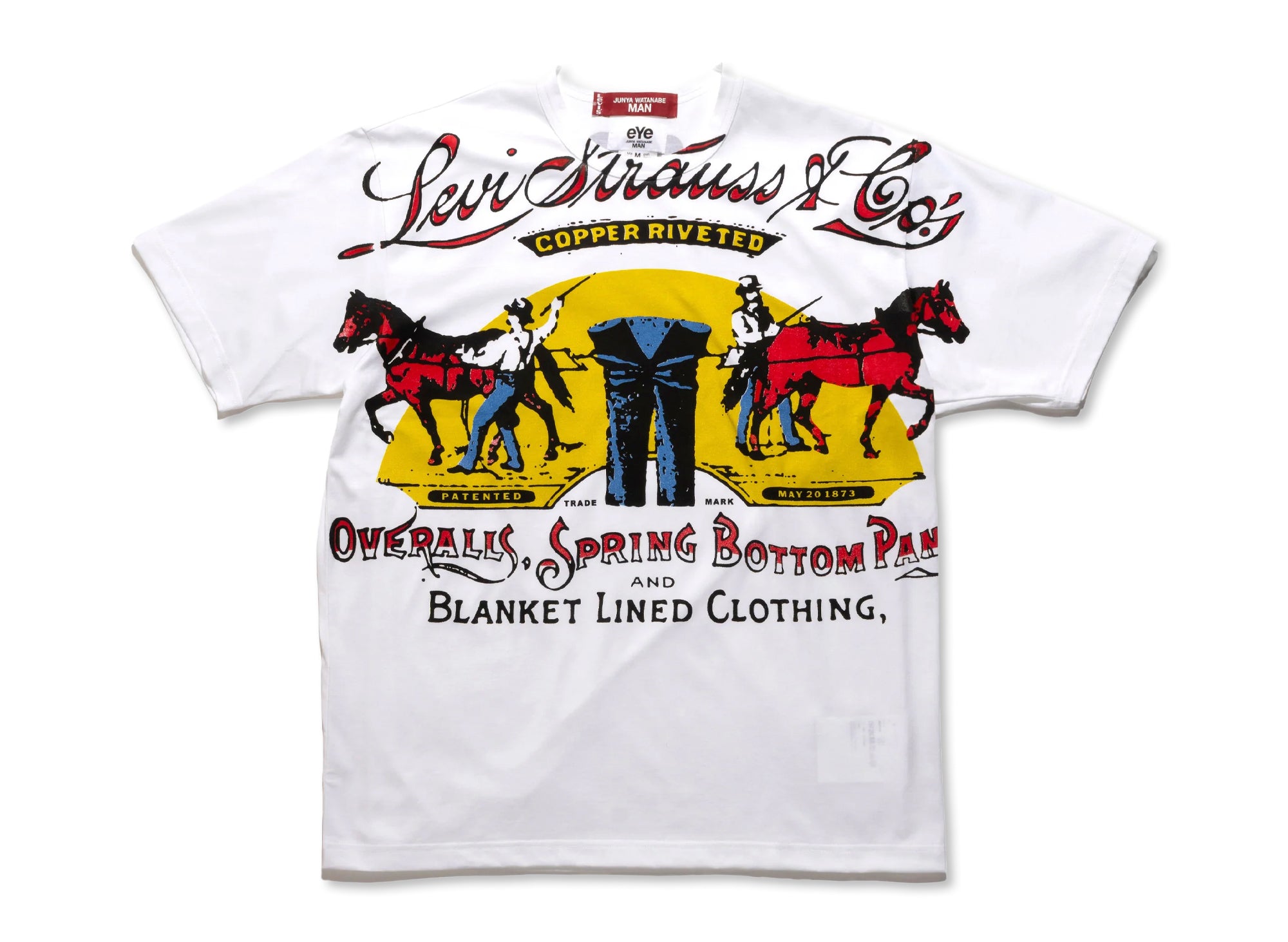 Junya Watanabe T Shirt in White / Multi – Oneness Boutique