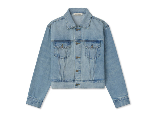 Fear of God Essentials Classic Denim Jacket 'Classic Blue'