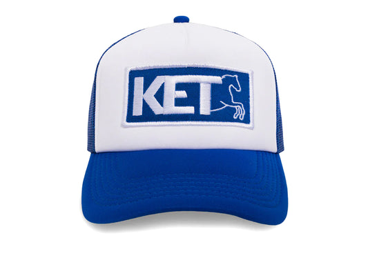 Pleasures Tranquil Trucker Hat in Blue