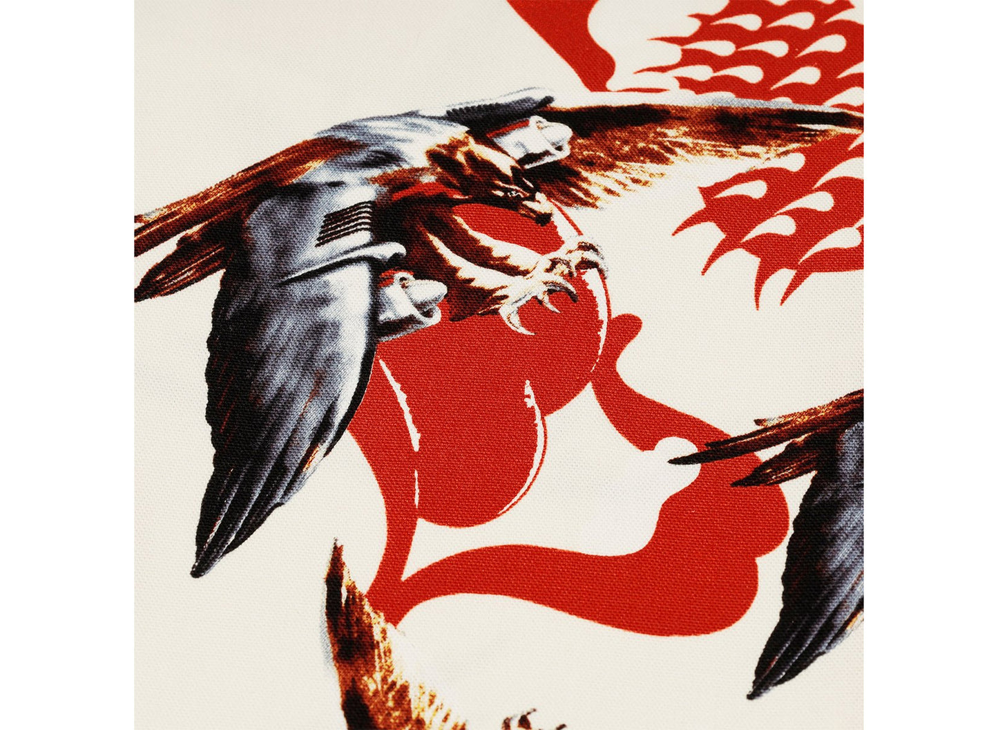 Saint Michael x The Rolling Stones Eagle Cotton Jacket in White - view 5