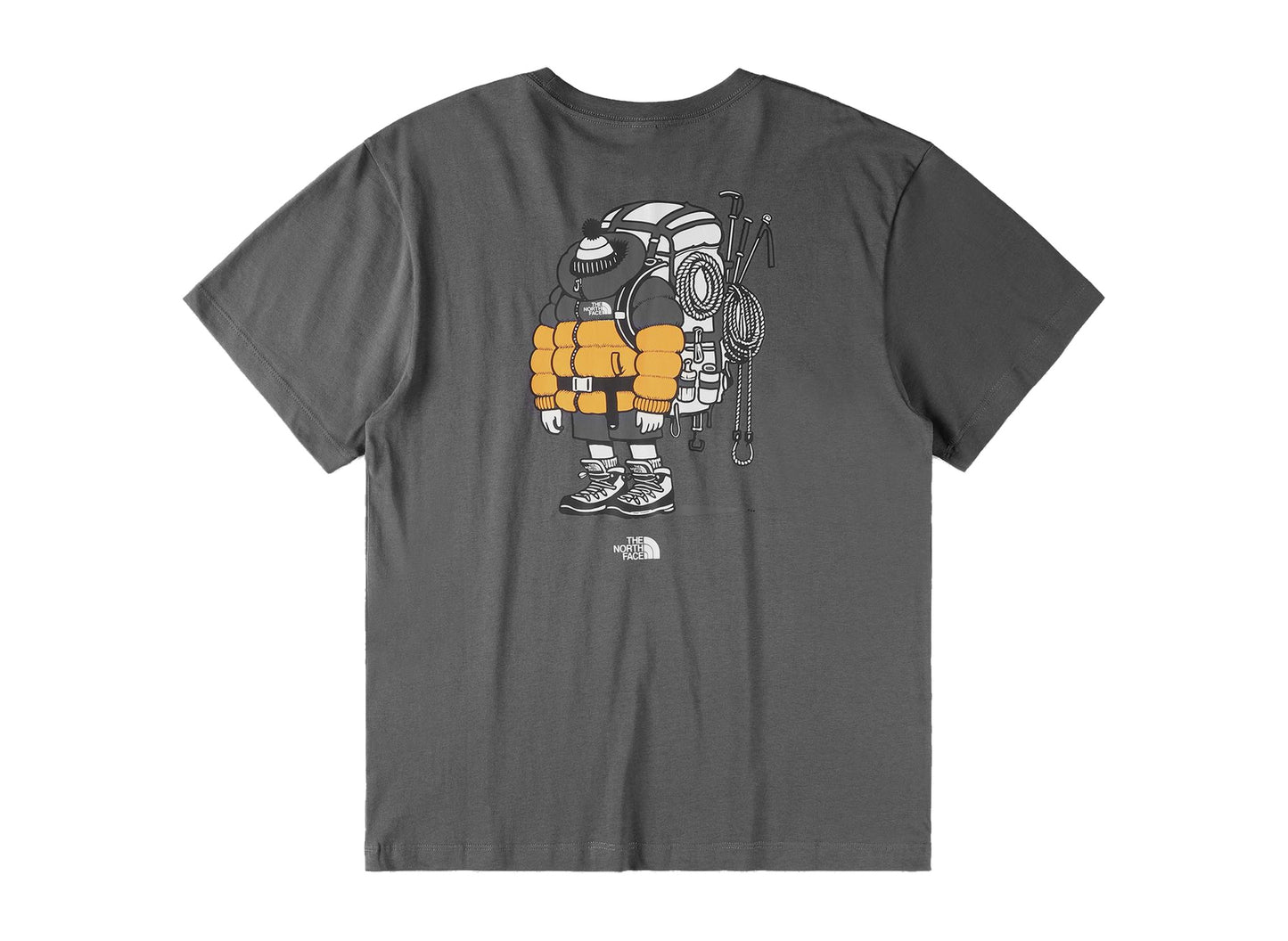 The North Face Gear Up Get Out Relaxed Tee - Graphic in Anthracite Gray