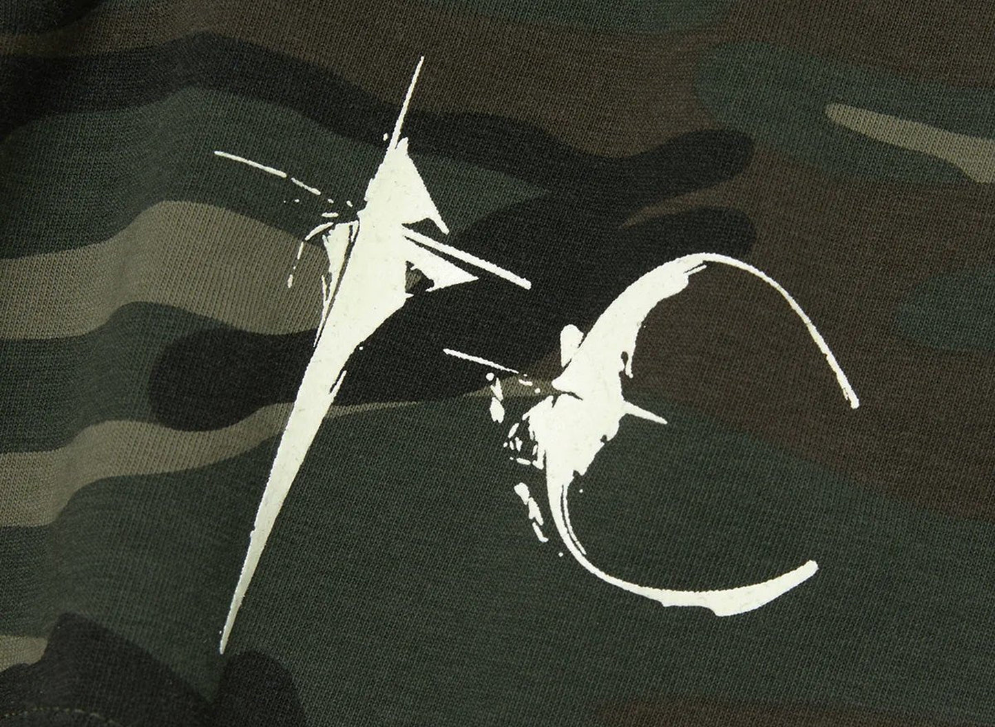 Thug Club Camo Glow In The Dark SMD Boxers logo detail