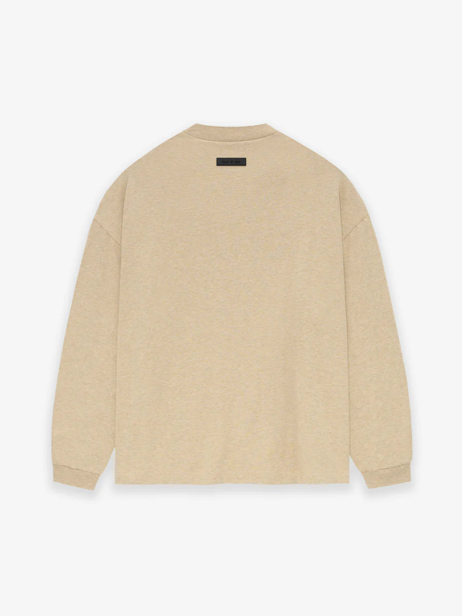 Fear of God Essentials LS Tee in Gold Heather