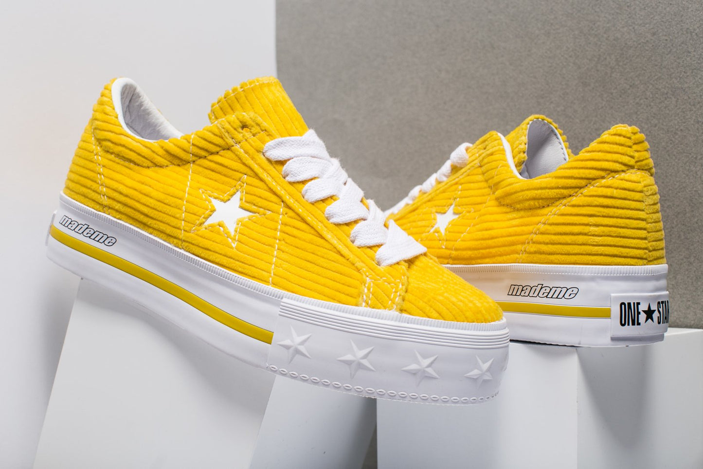 Converse x MadeMe Women's One Star Platform Ox Low Top 'Vibrant Yellow'