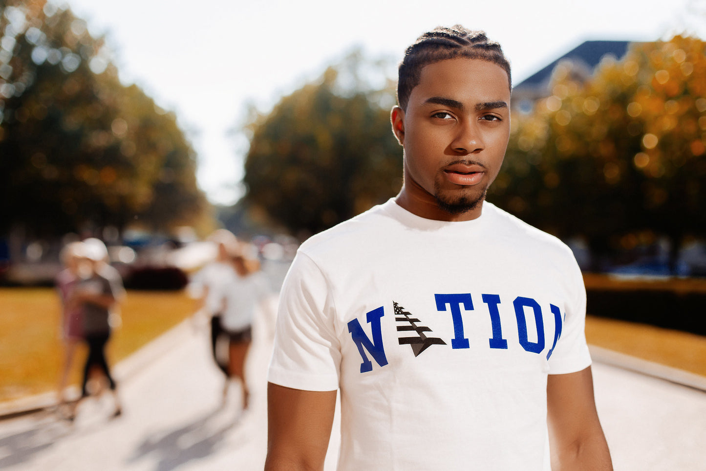 Planes - Nation Tee White