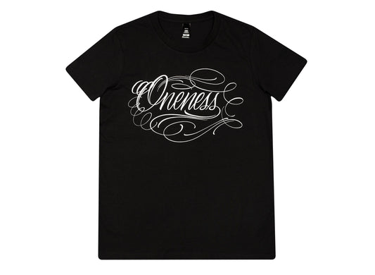 Women's Oneness Script Logo Tee 'Black'