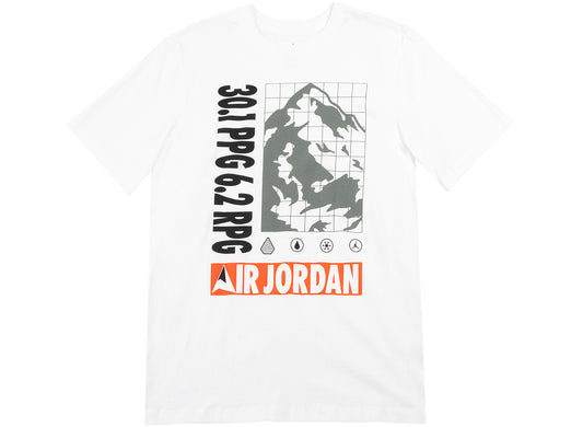 Jordan Mountainside Utility Tee in White