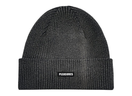 Pleasures Impact Logo Beanie in Black