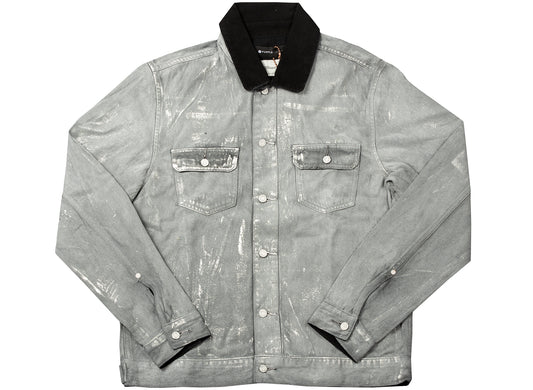 Purple Brand Overspray Black Denim Jacket