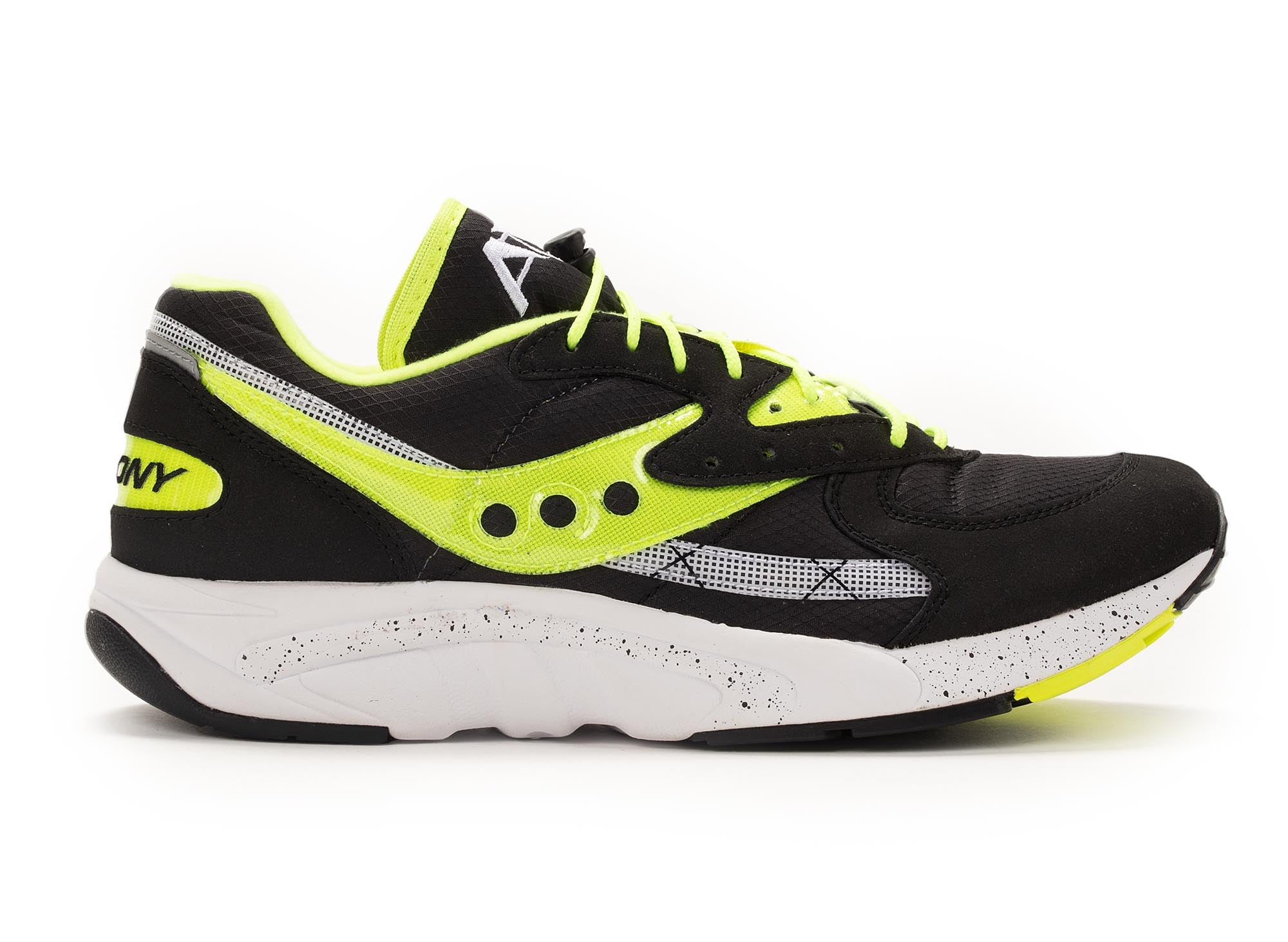 Saucony Originals Aya 'Black/Lime Green' - Main Image