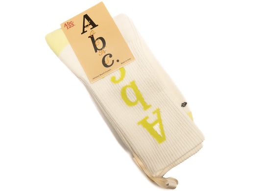 Advisory Board Crystals Abc. 123 Socks 'Selenite/Sulfur'