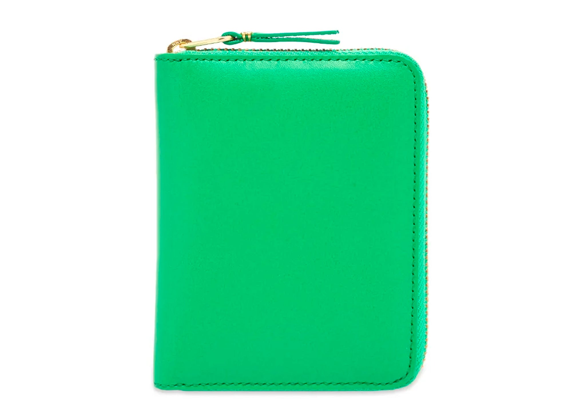 Comme des Garçon Leather Wallet in Green – Boutique