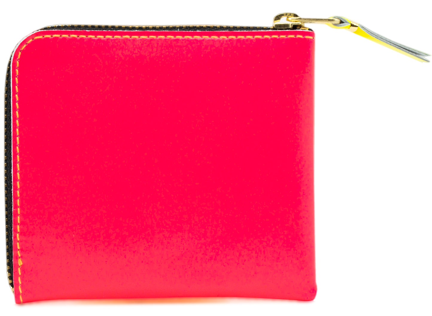Comme des Garçon Super Fluo Wallet in Orange/Pink