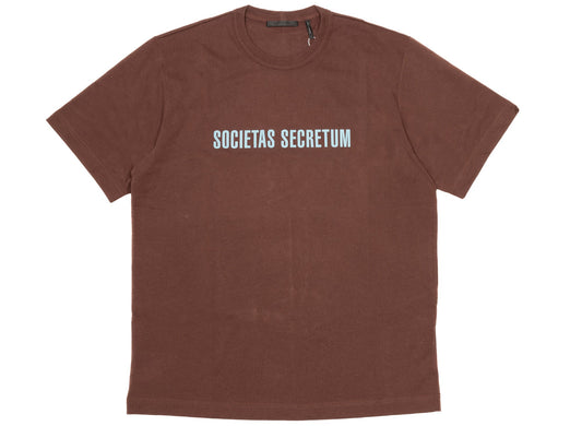 Helmut Lang Societas Tee in Brown