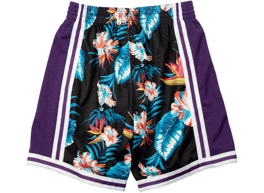 MITCHELL & NESS NBA FLORAL SHORTS lakers