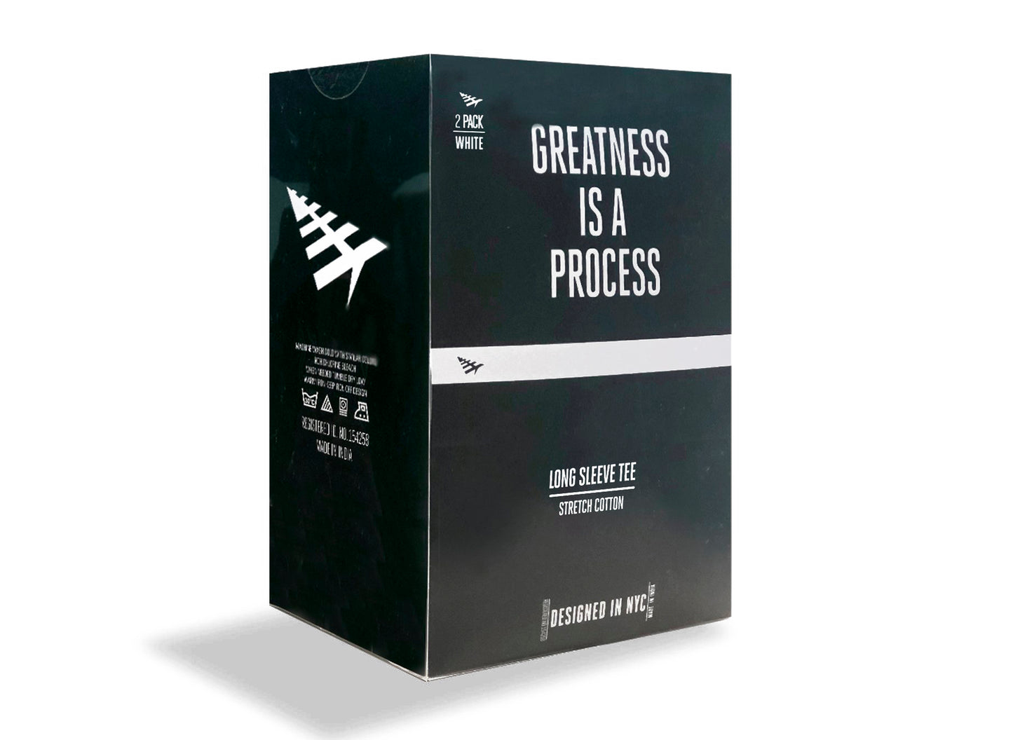 Paper Planes Essentials 2 Pack Long Sleeve Tees in Black