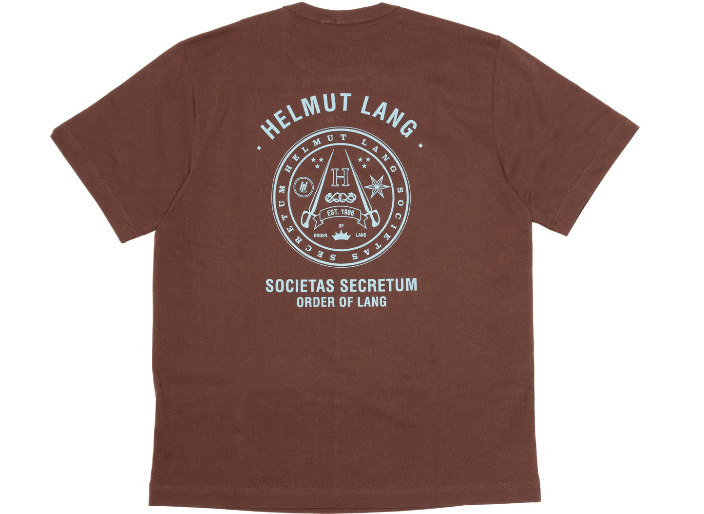 Helmut Lang Societas Tee in Brown
