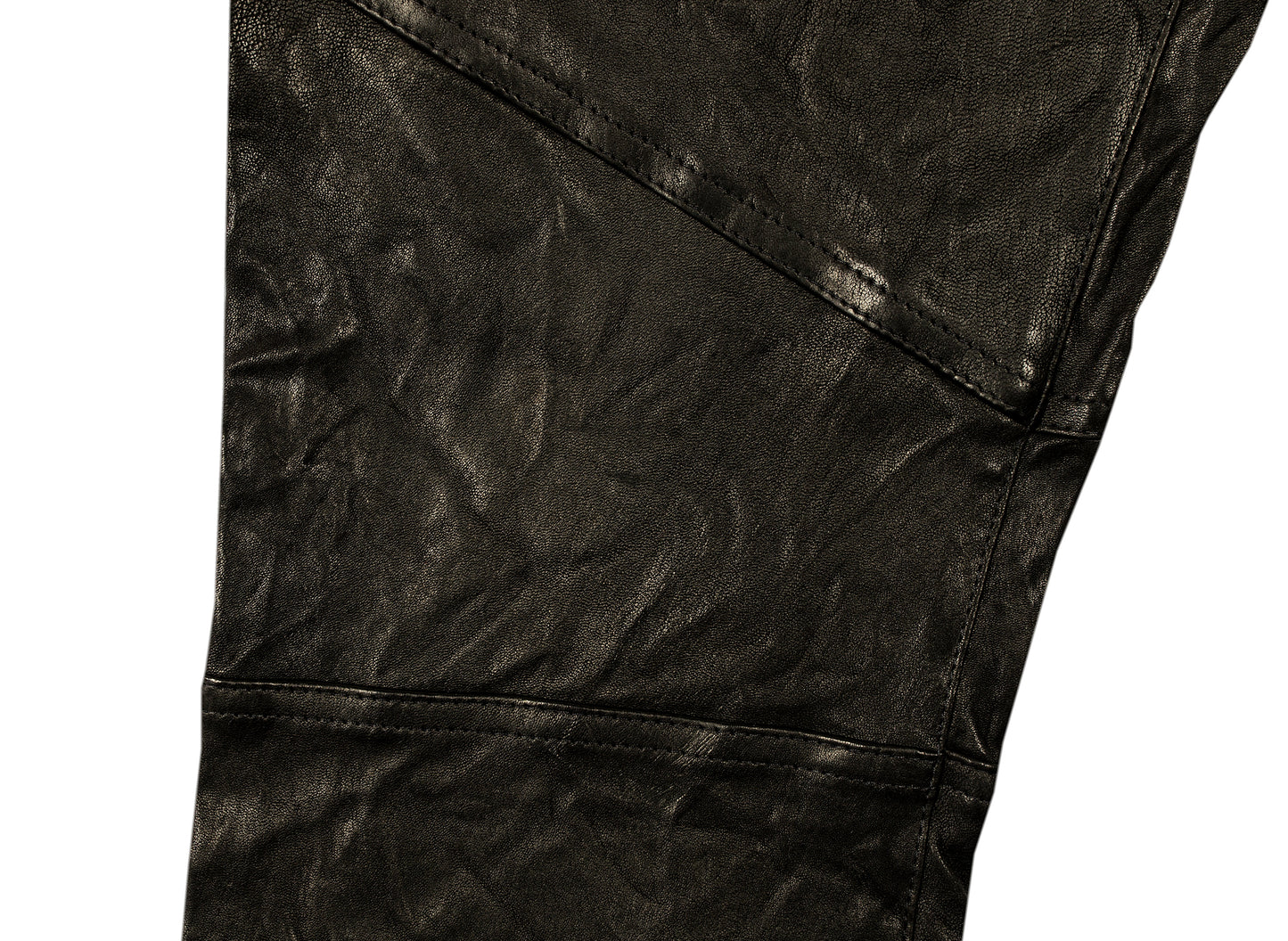 John Elliott Leather Escobar Sweatpants