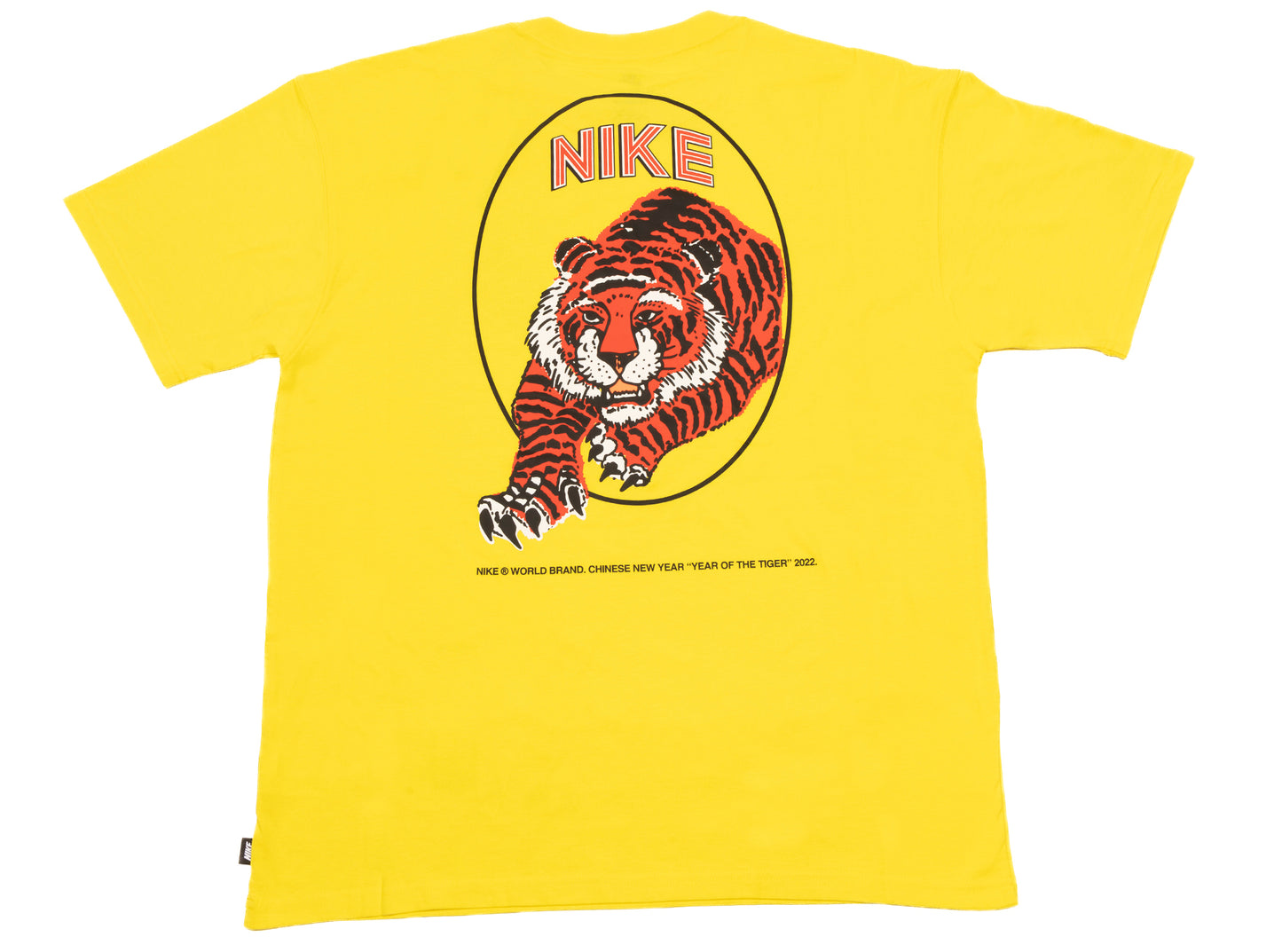 Nike NRG Tiger Tee in Yellow