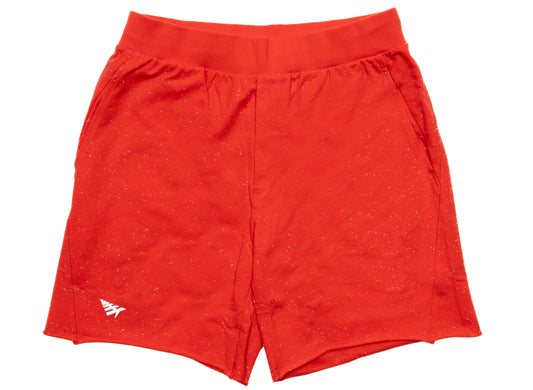 Paper Planes Speckled Shorts in Red