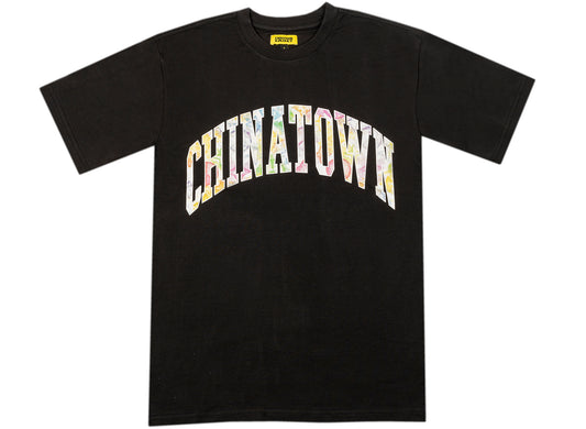 Chinatown Market Watercolor Arc Tee in Black