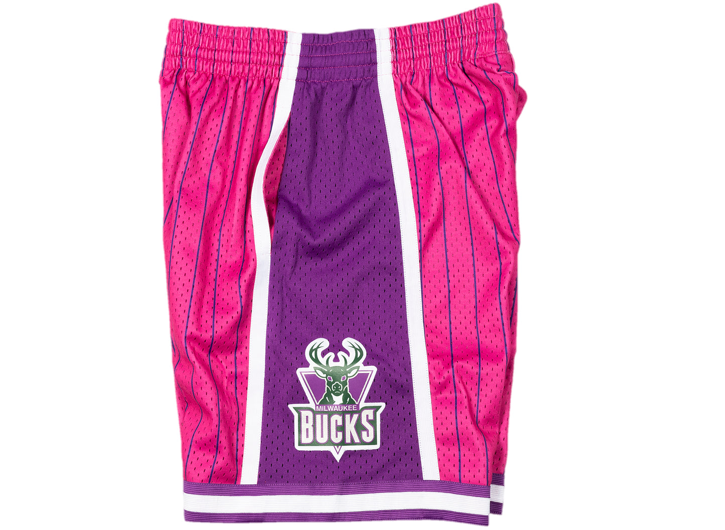 Mitchell & Ness Milwaukee Bucks Neon World Swingman Shorts