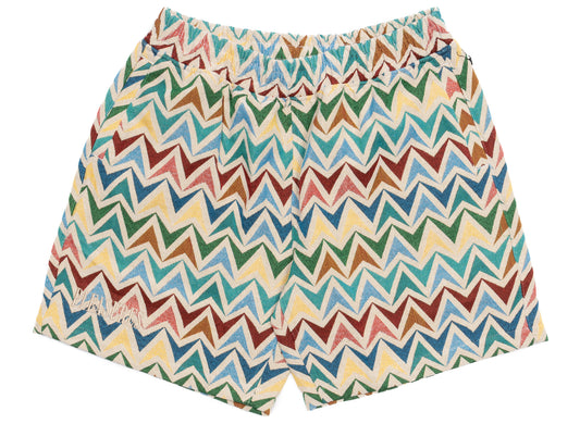 Pleasures Basket Woven Shorts in Khaki