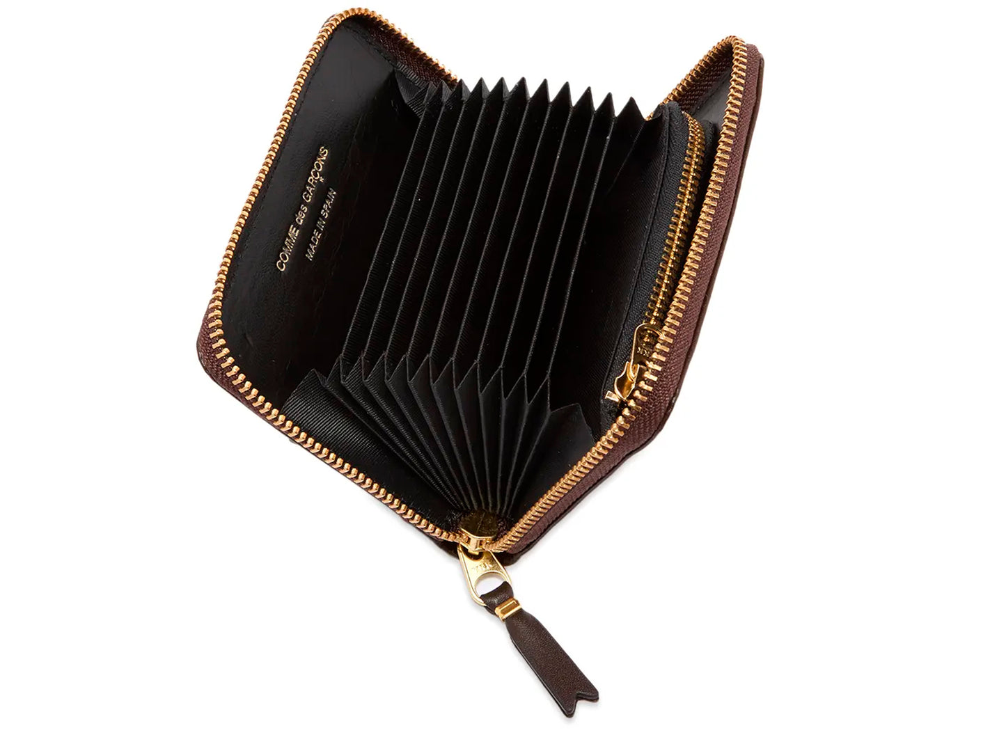 Comme des Garçon Classic Leather Wallet in Brown