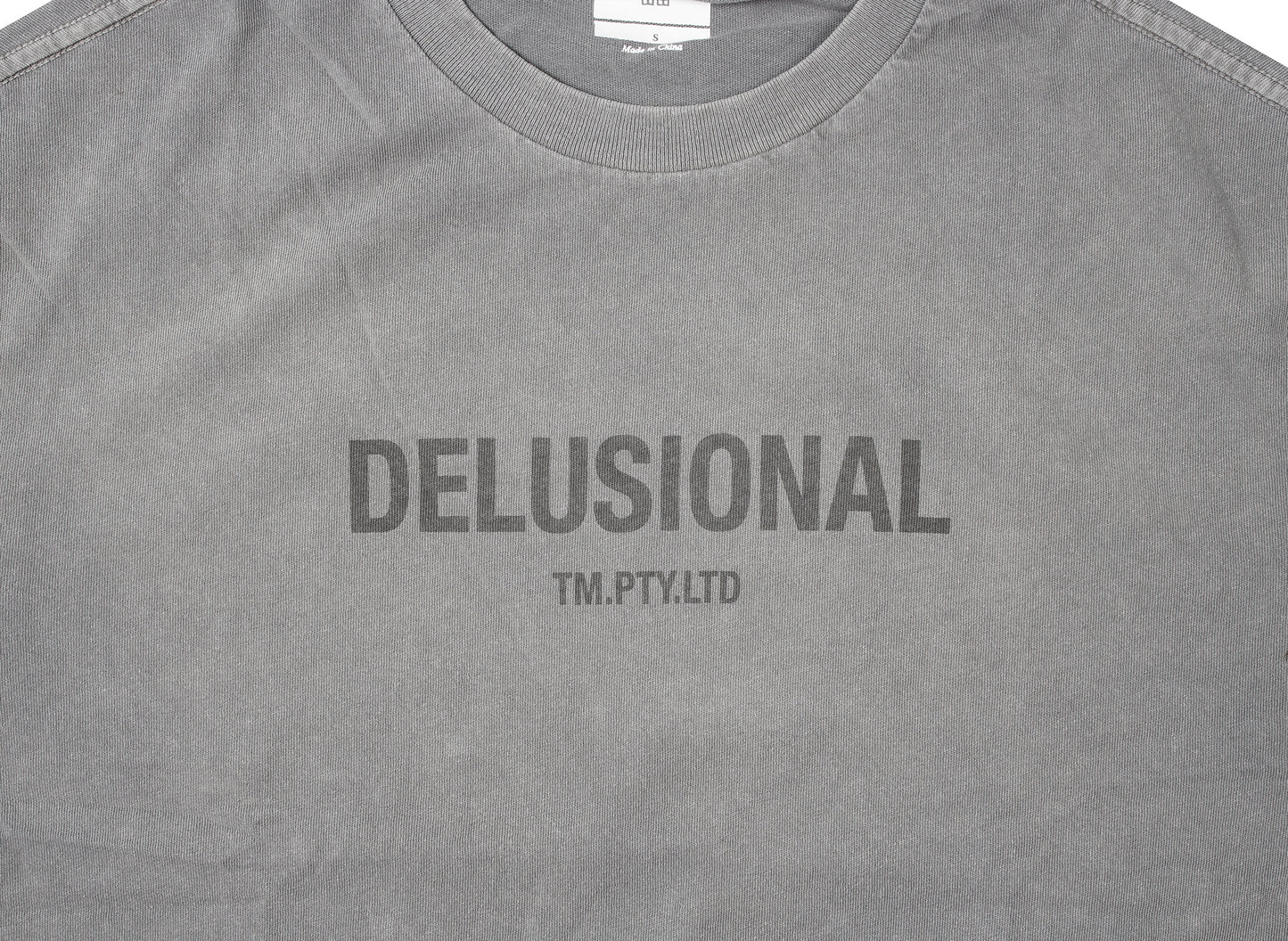 Ksubi Delusional Longsleeve T-Shirt Faded Grey