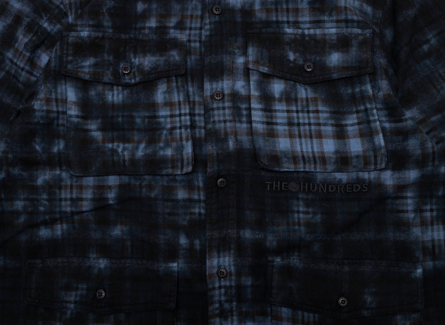 The Hundreds Bagger Button-Up in Black