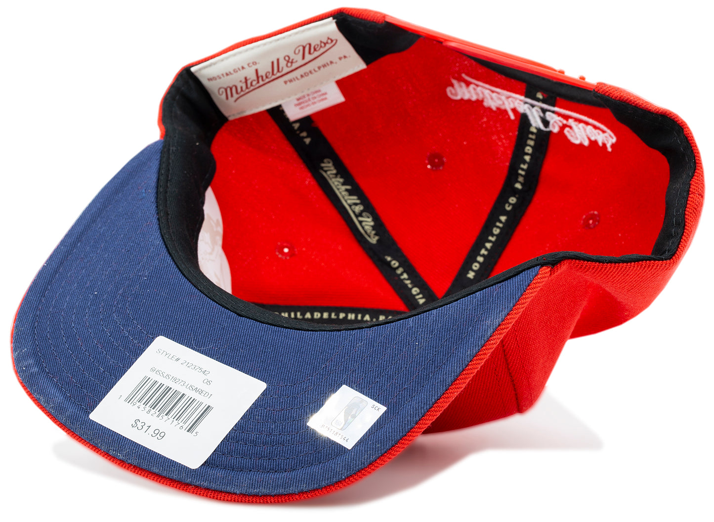 Mitchell & Ness USA Basketball Snapback Team USA in Red