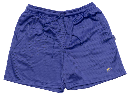 Advisory Board Crystals Abc. 123. Mesh Shorts in Sapphire