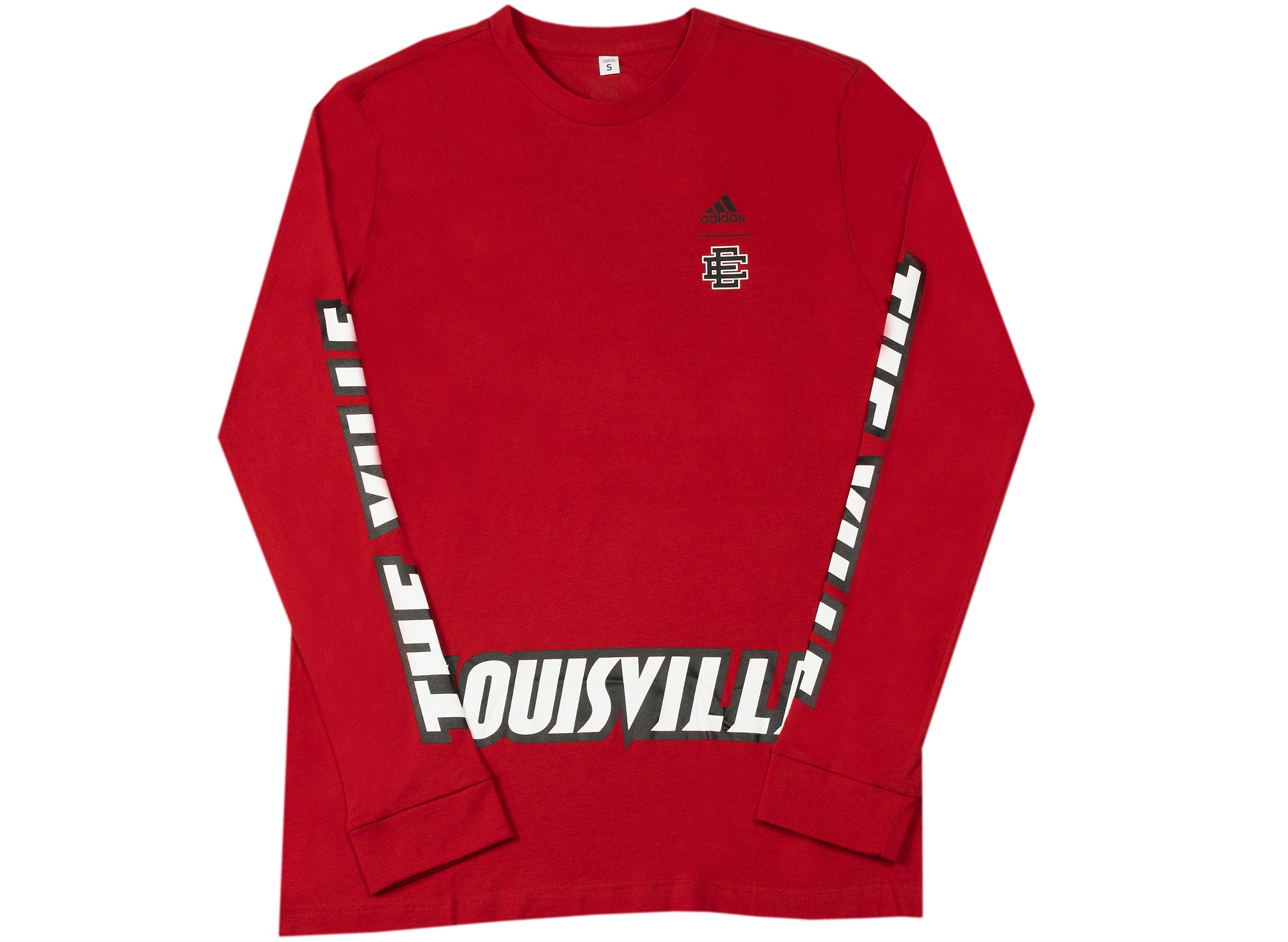 Louisville Cardinals adidas Long Sleeve Shirt Men's Black/White