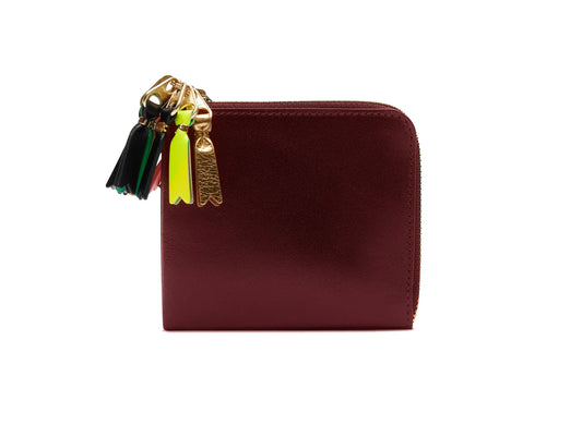 Comme des Garçon SA3100 Zipper Pull Wallet in Red