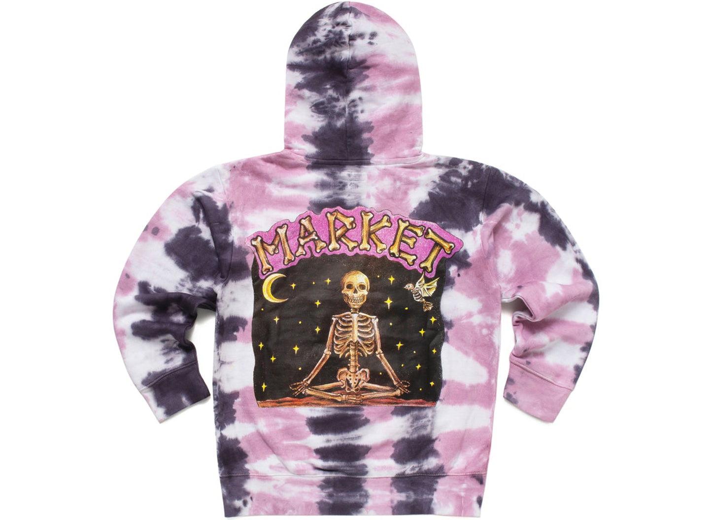 Market Namaste Bear Day n' Night Tie Dye Hoodie
