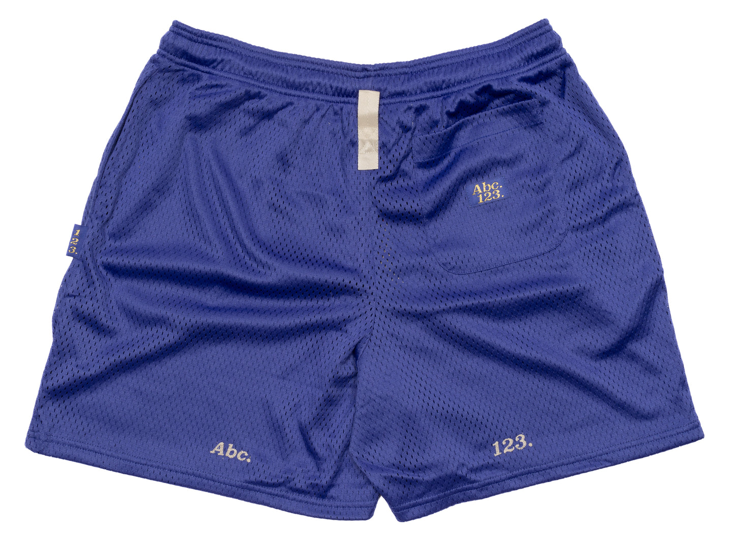 Advisory Board Crystals Abc. 123. Mesh Shorts in Sapphire