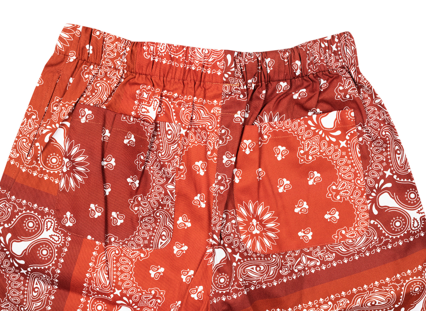 Fucking Rabbits Paisley Shorts in Red